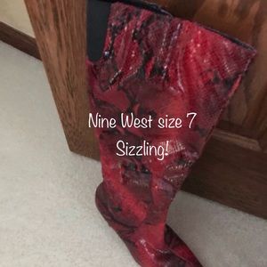 Red boots